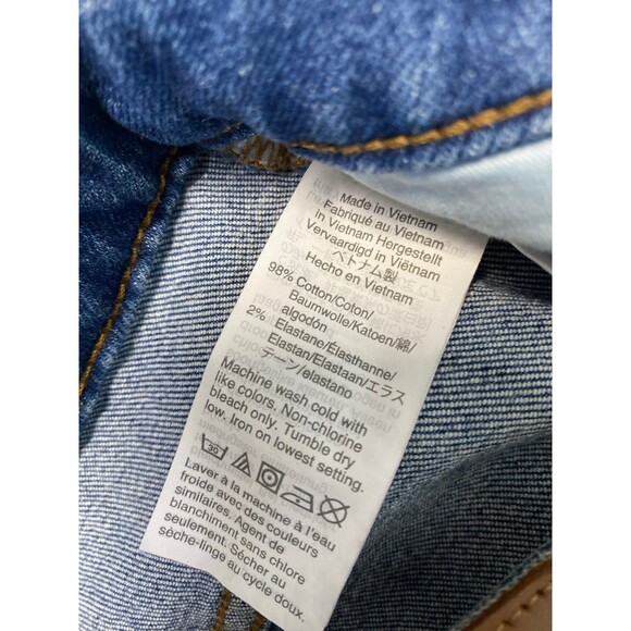 Madewell Curvy Slim Wide Leg Crop Raw Hem Size 31 - Picture 10 of 10